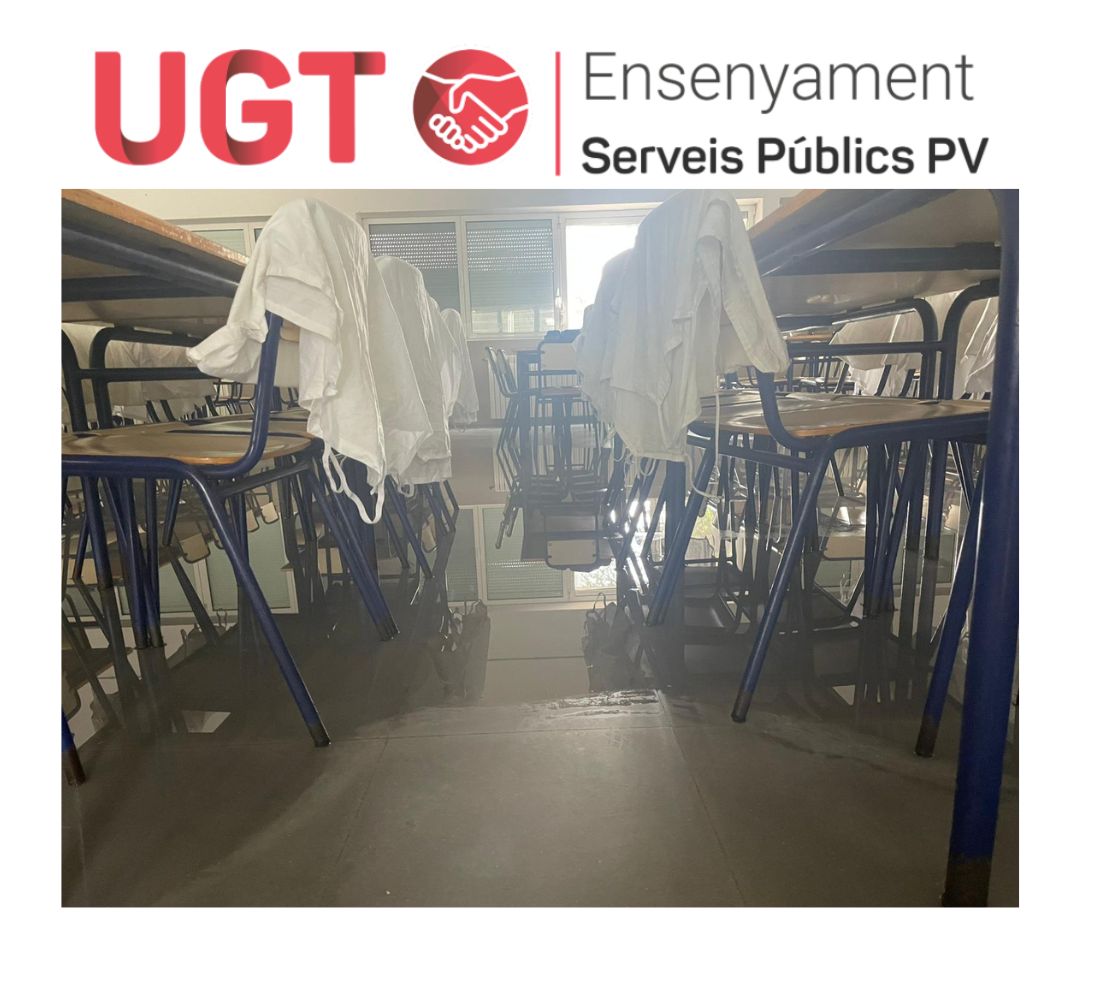 UGT denuncia el caos i la falta de resposta institucional als centres educatius del Saler