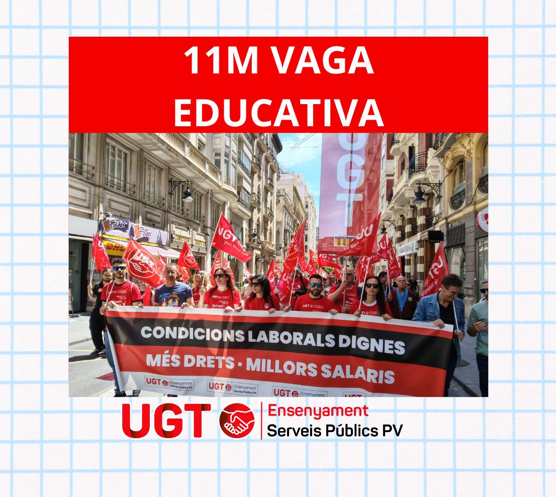 UGT Ensenyament xifra en un seguiment massiu la primera jornada d’una vaga educativa sense precedents
