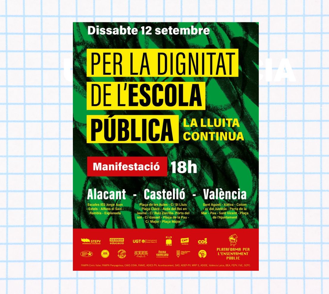Comunicat reunió assemblees, sindicats i entitats educatives